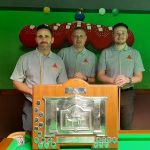 2019-20 Division One Snooker League Champions, David Dalton, Shaun Wilkes, Will Lemons